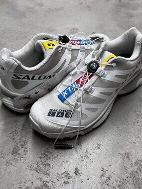 Salomon XT-4 OG Men's White Ebony Lunar Rock 471330 - New